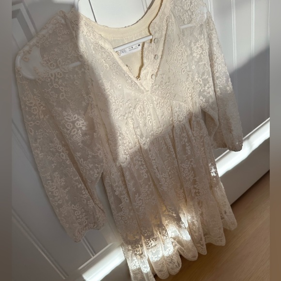 Zara Girl's Dress Size 8 worn 1x - Picture 2 of 4